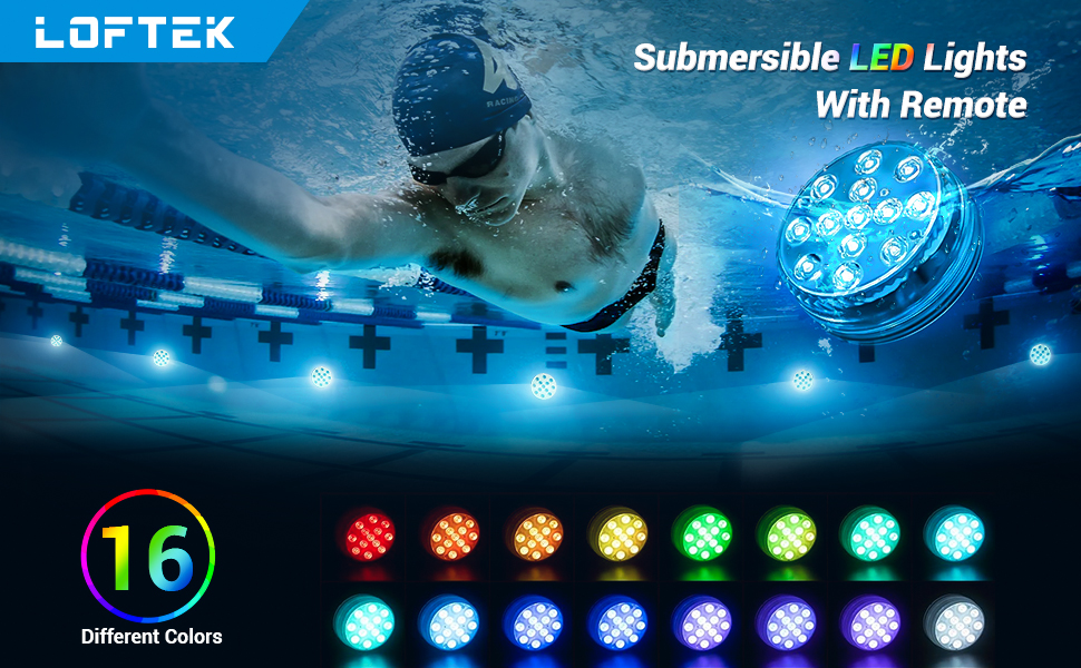 LOFTEK — LOFTEK Submersible LED Pool Light