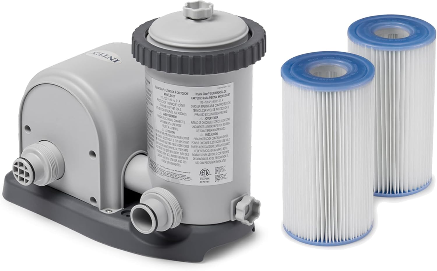 Intex — Intex C1500 Cartridge Filter Pump 1500 GPH