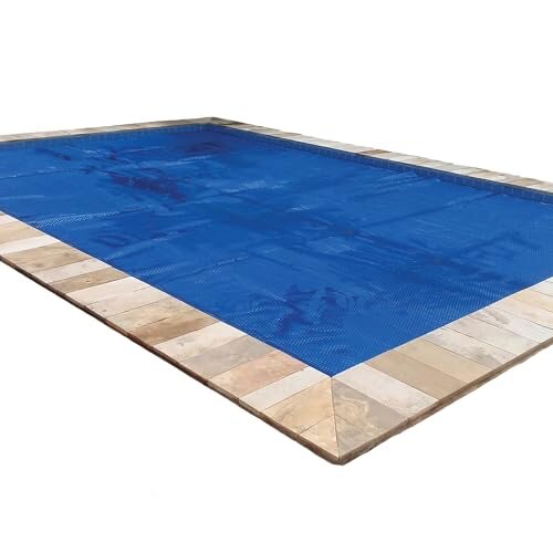 In The Swim — Premium Blue Rectangle Solar Cover