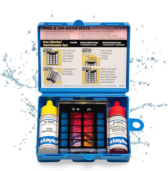 Taylor — Taylor K1001 Basic Residential DPD Pool or Spa Test Kit