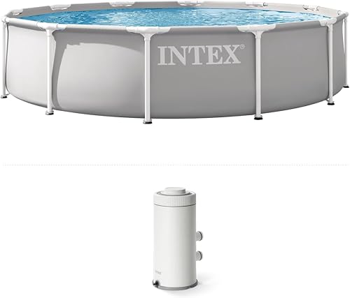 INTEX — INTEX 26711EP 12Ft X 30In Prism Frame Premium Above Ground Swimming Pool Set wit