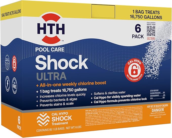 HTH — HTH pool care kit chlorine shock