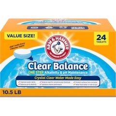 Arm & Hammer Clear Balance Pool pH & Alkalinity Tablets 24ct
