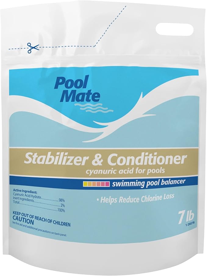 cyanuric — cyanuric acid pool stabilizer conditioner