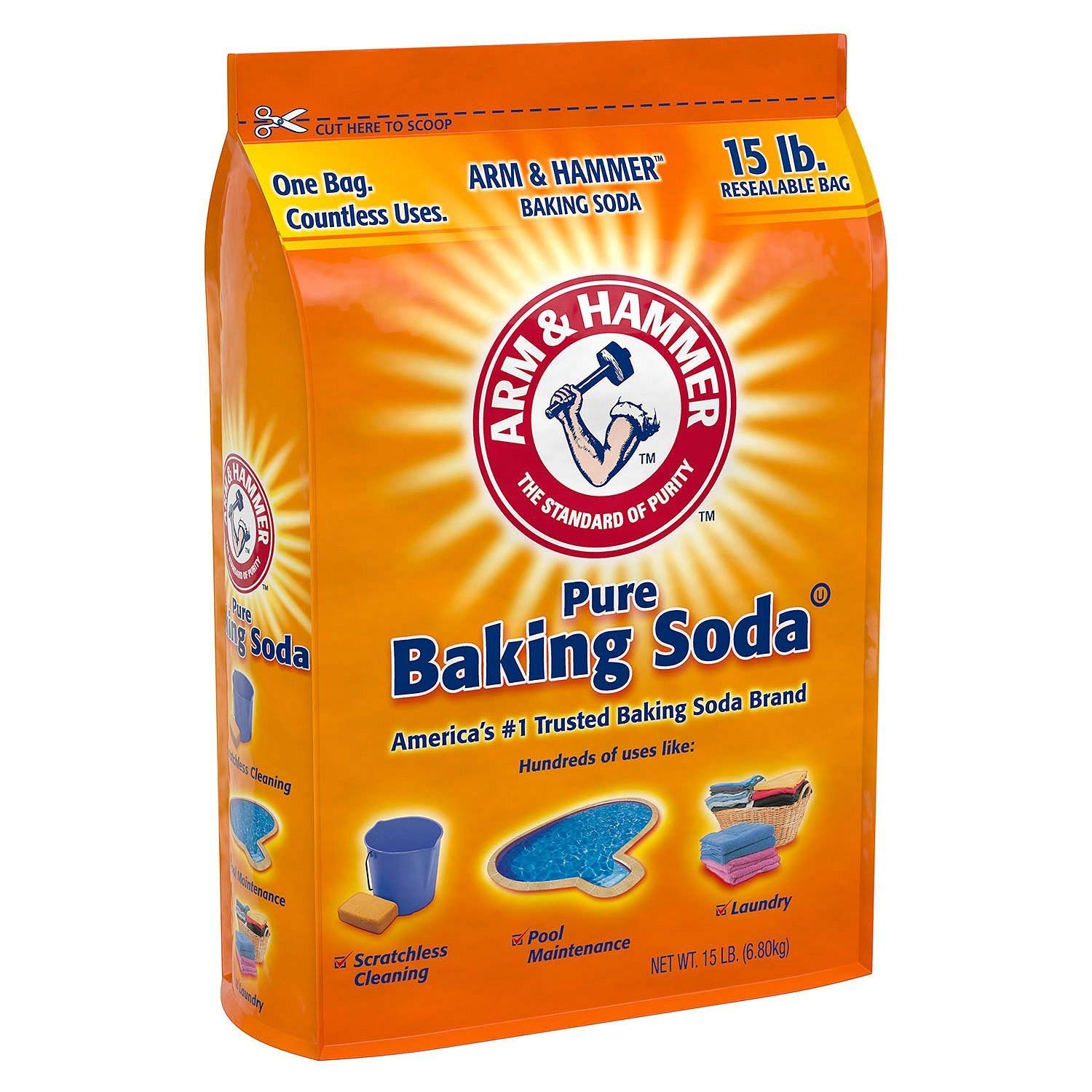 Amazon — Arm & Hammer Baking Soda 15lb