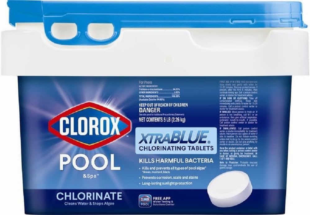 Amazon — Clorox XtraBlue Chlorine Tablets