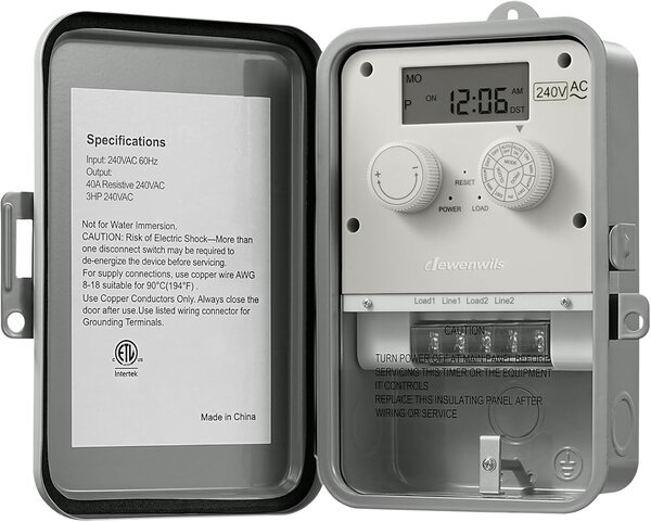DEWENWILS — DEWENWILS Outdoor Digital Programmable Timer