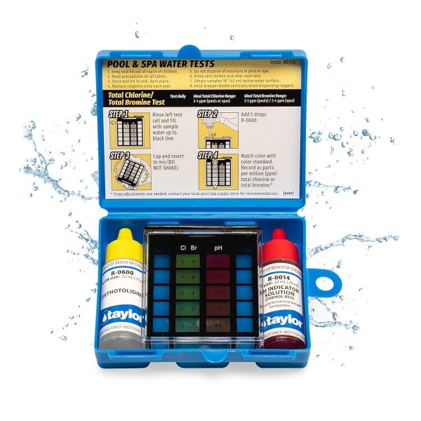 Taylor — Taylor K-1000 Basic Pool Test Kit