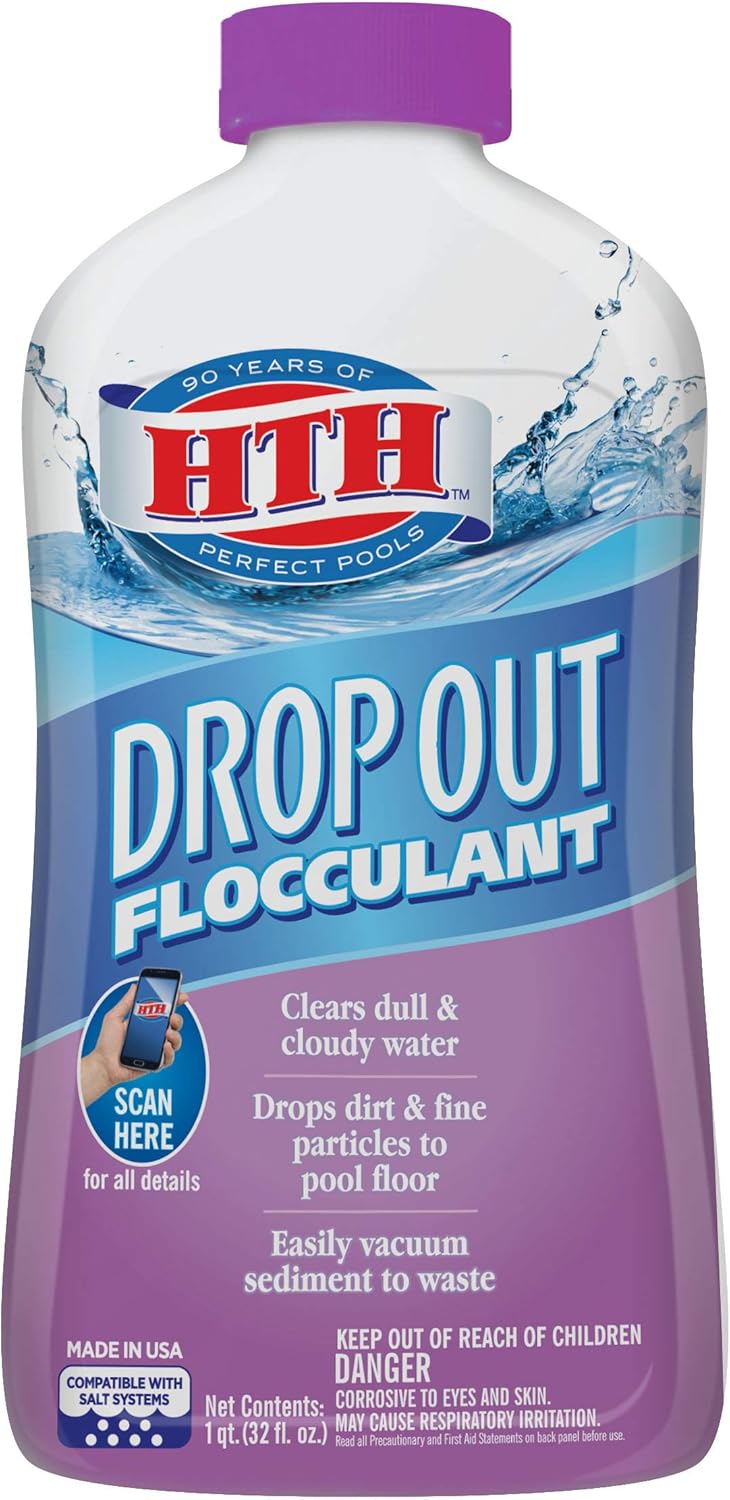 15. Flocculant - for heavily clouded water