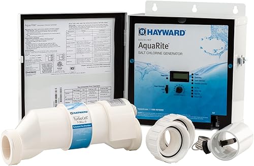Hayward W3AQR9 AquaRite Saltwater Chlorine Generator for In-Ground Pools up to 25,000 Gallons