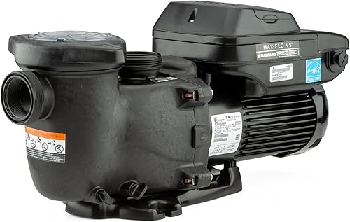 Hayward W3SP2303VSP MaxFlo VS Variable-Speed Pool Pump, Black