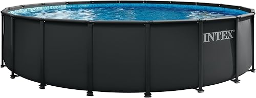 INTEX 26333EP 20ft X 48in Ultra XTR Frame Deluxe Above Ground Swimming Pool Set with 2100 GPH Sand Filter Pump, Removable Ladder, Ground Cloth, Pool Cover, SuperTough, Puncture and Rust Resistant