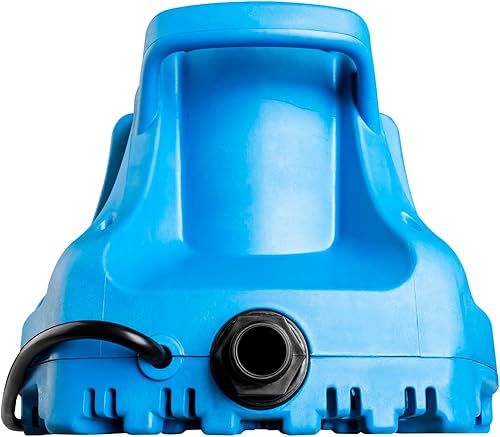 Little Giant APCP-1700 115-Volt, 1/3 HP, 1745 GPH, Automatic, Submersible, Swimming Pool Cover Pump with 25-Ft. Cord, Light Blue, 577301