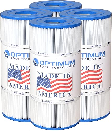 Optimum Pool Technologies® Pool Filter 4-Pack, Compatible Replacement for Pentair® Clean & Clear Plus 240 178569, R173572, Unicel C-7469, Pleatco PCC60, & Filbur FC-6460, FC-1975 Filter Cartridges